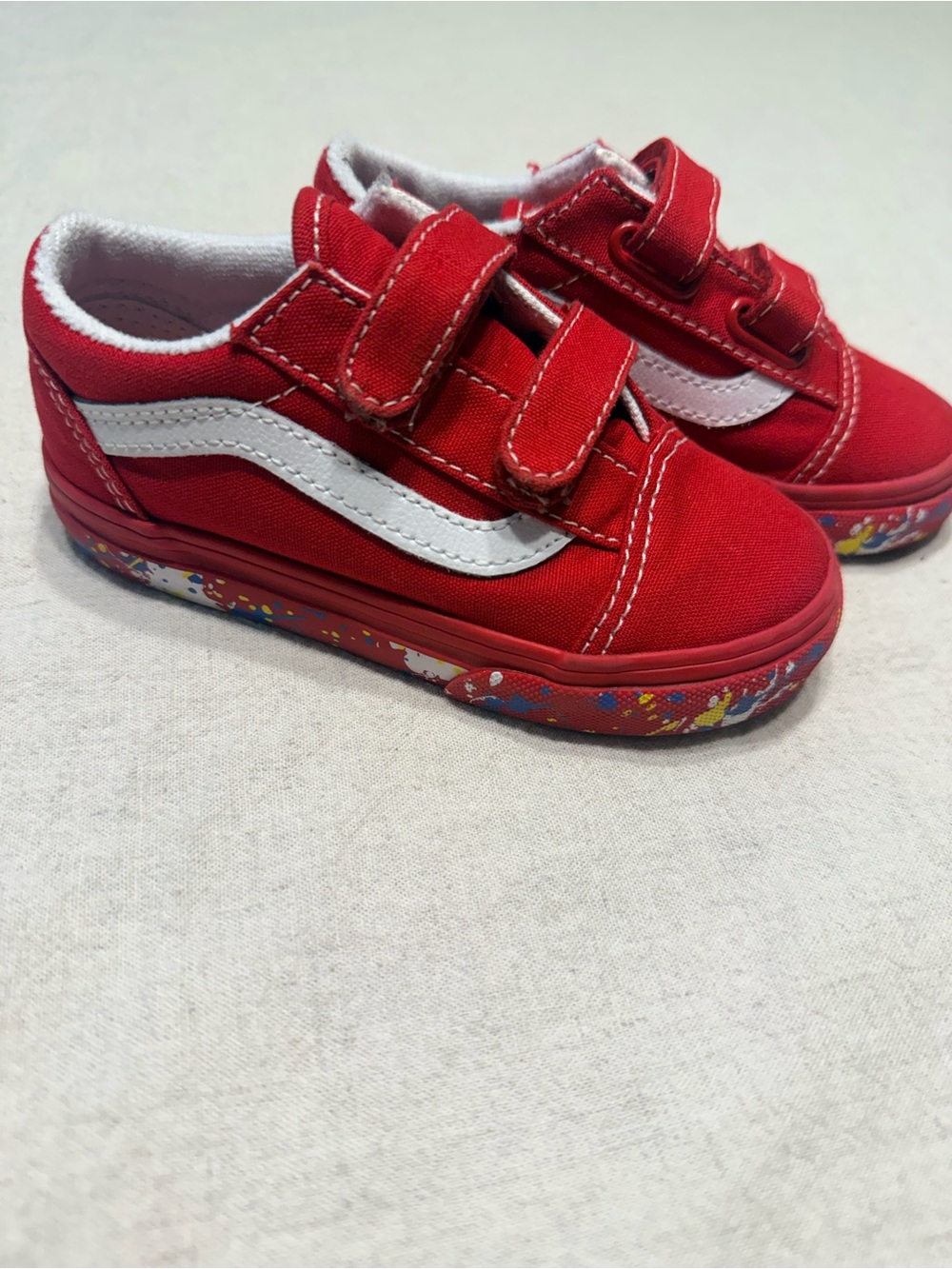 Vans Toddler Old Skool V Paint Splatter sneakers